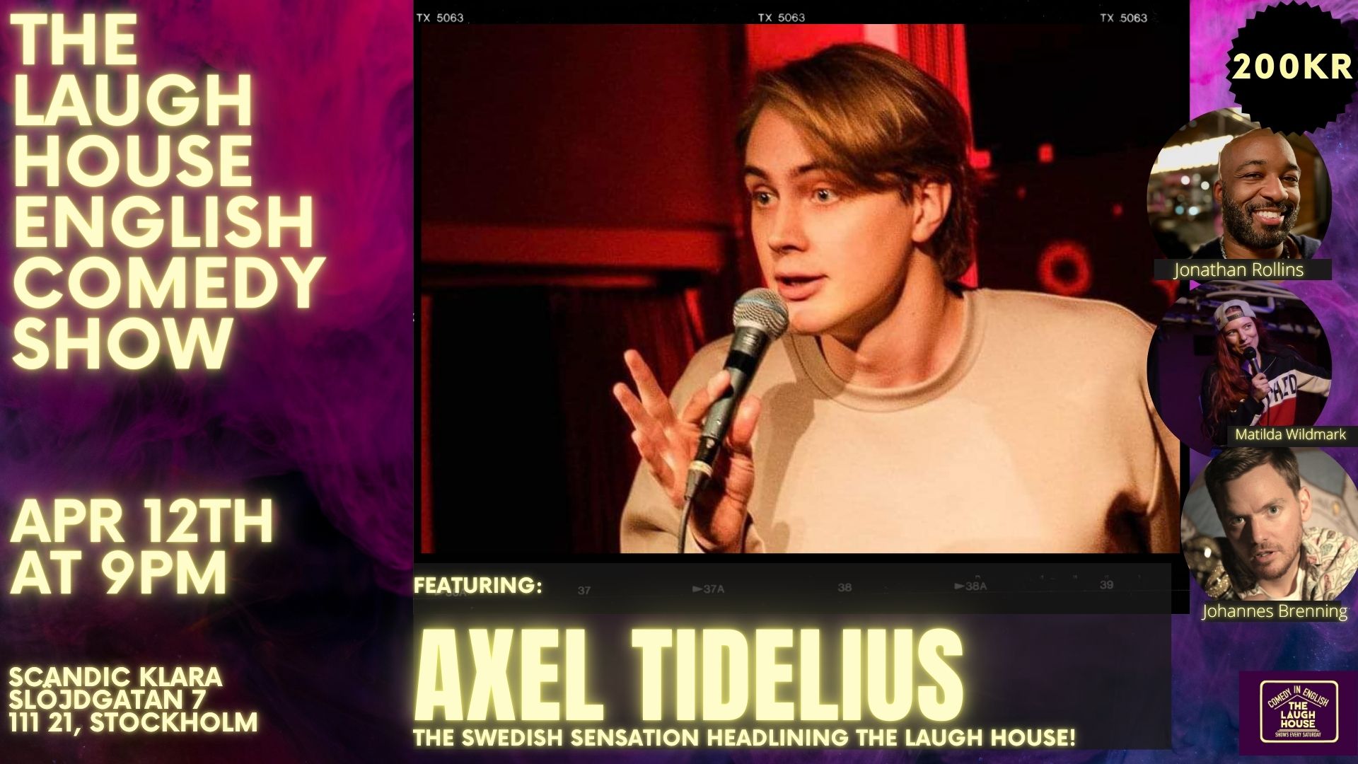 Axel Tidelius Apr 12th
